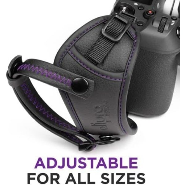 Altura Photo Correa de mano para cámara – Correa de muñeca acolchada segura para cámara DSLR y sin espejo para fotógrafos compatible con correa para el cuello de la cámara - Imagen 6