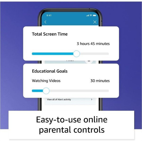 Amazon Fire HD 8 Kids Pro | age 6-12 | Unleash creativity with included age-appropriate Amazon Kids+ content , robust parental controls, 13-hr battery | 32 GB, Cyber Blue - Image 5