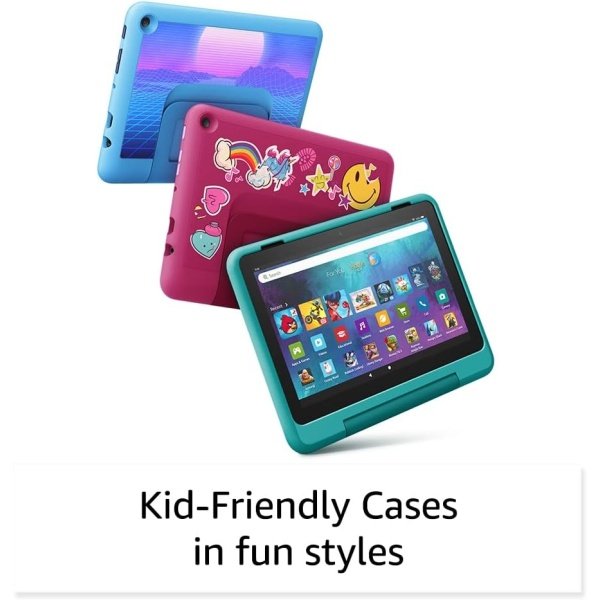Amazon Fire HD 8 Kids Pro | age 6-12 | Unleash creativity with included age-appropriate Amazon Kids+ content , robust parental controls, 13-hr battery | 32 GB, Cyber Blue - Image 6