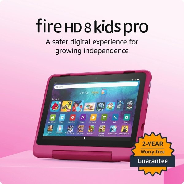 Amazon Fire HD 8 Kids Pro | age 6-12 | Unleash creativity with included age-appropriate Amazon Kids+ content , robust parental controls, 13-hr battery | 32 GB, Cyber Blue - Image 10