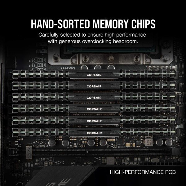 Corsair VENGEANCE LPX DDR4 RAM 32GB (2x16GB) 3600MHz CL18 Intel XMP 2.0 Computer Memory - Black (CMK32GX4M2D3600C18) - Imagen 3