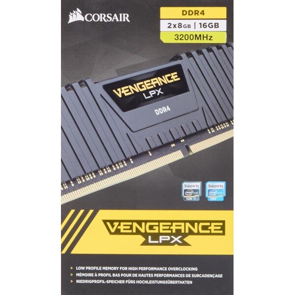 Corsair VENGEANCE LPX DDR4 RAM 32GB (2x16GB) 3600MHz CL18 Intel XMP 2.0 Computer Memory - Black (CMK32GX4M2D3600C18) - Imagen 11