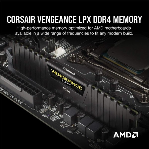 Corsair VENGEANCE LPX DDR4 RAM 32GB (2x16GB) 3600MHz CL18 Intel XMP 2.0 Computer Memory - Black (CMK32GX4M2D3600C18) - Imagen 18
