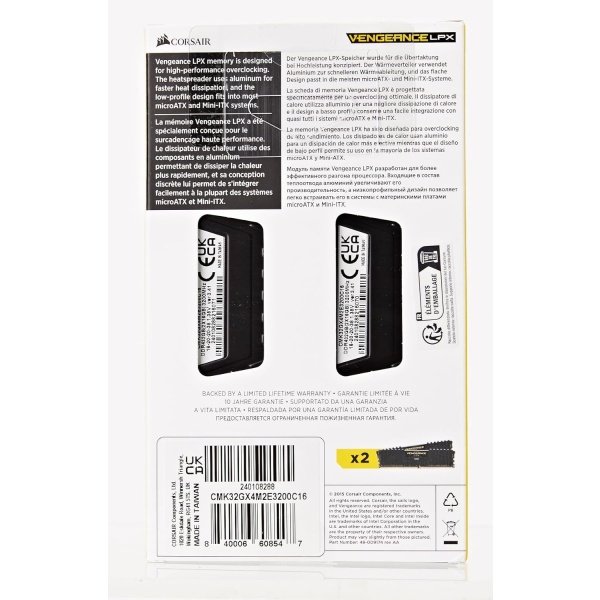 Corsair VENGEANCE LPX DDR4 RAM 32GB (2x16GB) 3600MHz CL18 Intel XMP 2.0 Computer Memory - Black (CMK32GX4M2D3600C18) - Imagen 26