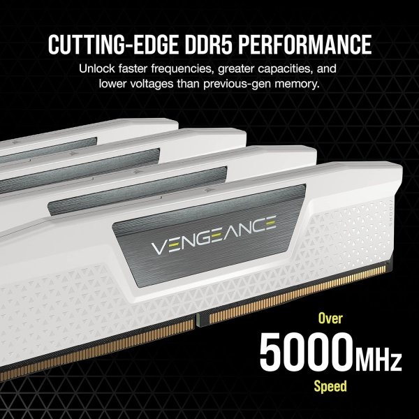 CORSAIR VENGEANCE DDR5 RAM 64GB (2x32GB) 5200MHz CL40 Intel XMP iCUE Compatible Computer Memory - Black (CMK64GX5M2B5200C40) - Image 8