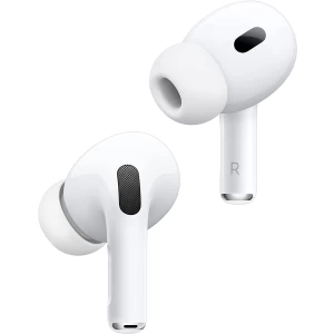 Apple AirPods Pro (2nd Generation) Wireless Ear Buds with USB-C Charging, Up to 2X More Active Noise Cancelling Bluetooth Headphones, Transparency Mode, Adaptive Audio, Personalized Spatial Audio