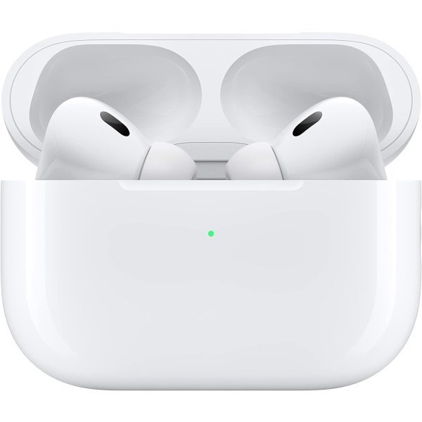 Apple AirPods Pro (2nd Generation) Wireless Ear Buds with USB-C Charging, Up to 2X More Active Noise Cancelling Bluetooth Headphones, Transparency Mode, Adaptive Audio, Personalized Spatial Audio - Imagen 3