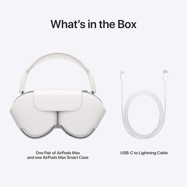 Apple AirPods Max Wireless Over-Ear Headphones, Active Noise Cancelling, Transparency Mode, Personalized Spatial Audio, Dolby Atmos, Bluetooth Headphones for iPhone – Space Gray - Imagen 24