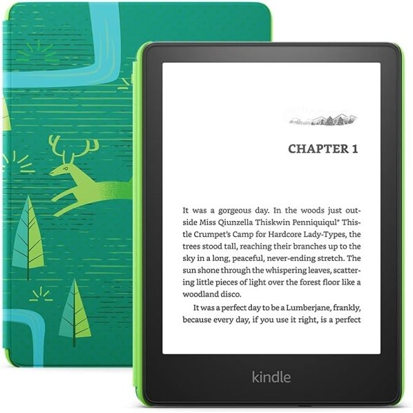 Kindle Paperwhite Kids – kids read, on average, more than an hour a day with their Kindle - 16 GB, Emerald Forest - Image 2