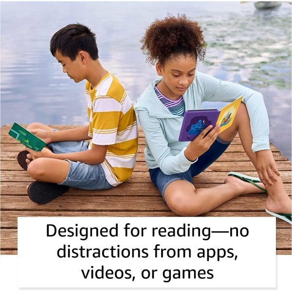 Kindle Paperwhite Kids – kids read, on average, more than an hour a day with their Kindle - 16 GB, Emerald Forest - Image 4