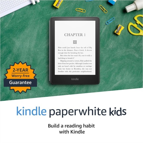 Kindle Paperwhite Kids – kids read, on average, more than an hour a day with their Kindle - 16 GB, Emerald Forest - Image 8