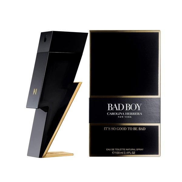 Bad Boy by Carolina Herrera - Seductive, Spicy Men's Fragrance with Oriental Accords, 3.4 oz - Image 2