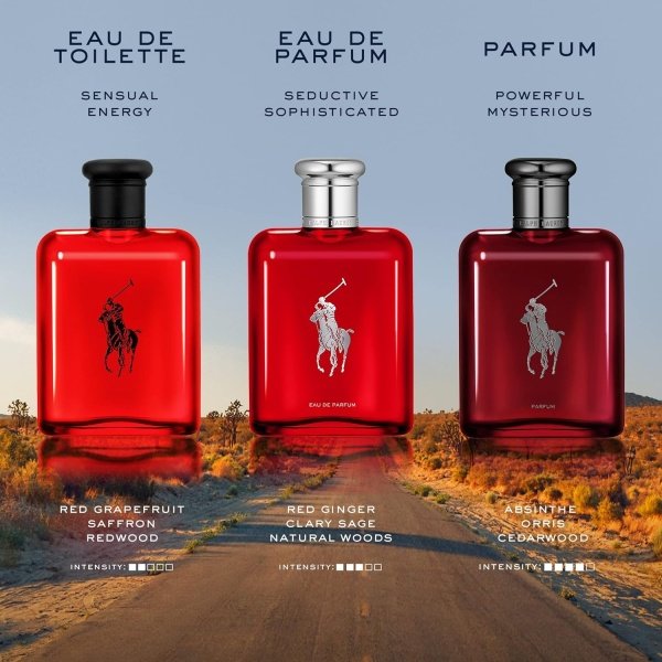 Ralph Lauren - Polo Red - Eau de Toilette - Men's Cologne - Woody & Spicy - With Grapefruit, Saffron, and Redwood - Medium Intensity - Image 4