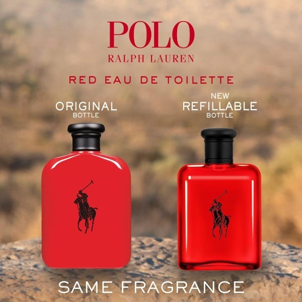 Ralph Lauren - Polo Red - Eau de Toilette - Men's Cologne - Woody & Spicy - With Grapefruit, Saffron, and Redwood - Medium Intensity - Image 5