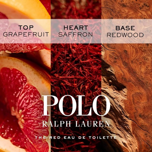 Ralph Lauren - Polo Red - Eau de Toilette - Men's Cologne - Woody & Spicy - With Grapefruit, Saffron, and Redwood - Medium Intensity - Image 10