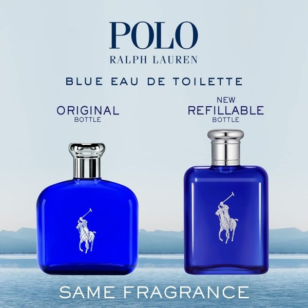 Ralph Lauren - Polo Blue - Eau de Toilette - Men's Cologne - Aquatic & Fresh - With Citrus, Sage, and Suede - Medium Intensity - Image 4