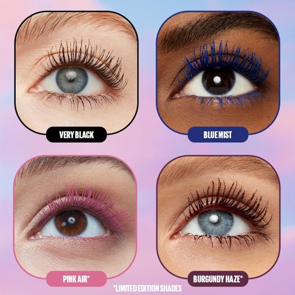 Maybelline Lash Sensational Sky High Washable Mascara Makeup, Volumizing, Lengthening, Defining, Curling, Multiplying, Buildable Formula, Blackest Black, 1 Count - Imagen 4
