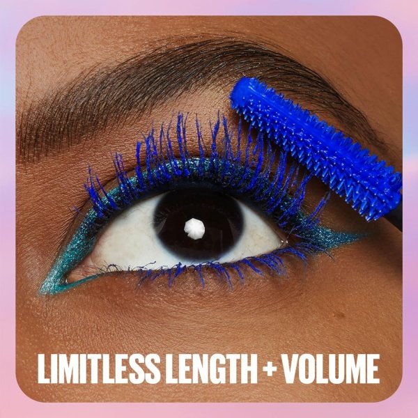 Maybelline Lash Sensational Sky High Washable Mascara Makeup, Volumizing, Lengthening, Defining, Curling, Multiplying, Buildable Formula, Blackest Black, 1 Count - Imagen 6