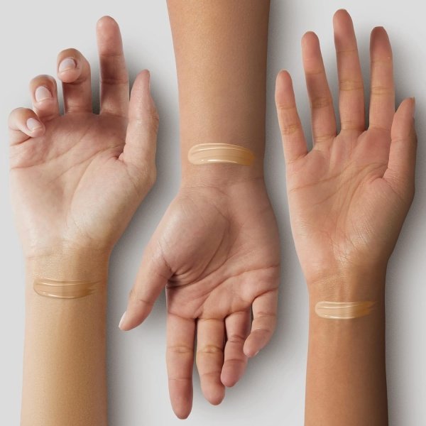 e.l.f. Flawless Finish Foundation, Improves Uneven Skin Tone, Lightweight, Medium Coverage & Semi-Matte, Vegan & Cruelty-Free, Beige 0.68 Fl Oz - Imagen 10