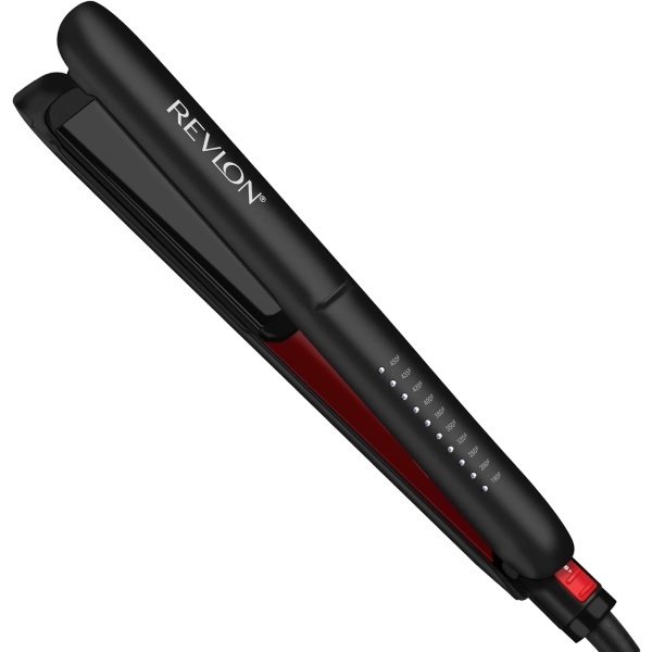Revlon SmoothStay Coconut Oil-Infused Straightener | for Sleek, Shiny Looks (1 in)