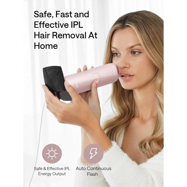 Ulike Laser Hair Removal for Women and Men, Air 3 Ice-Cooling IPL Device Hair Removal for Nearly Painless & Long-Lasting Results, 3 Modes & Auto Flashing for Fast Full Body Hair Removal from Home - Imagen 5