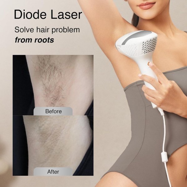 Diode Laser Hair Removal for Men and Women, V8S for Skin Tone 1-5, Permanent Reduction in Hair Regrowth, The World's First FDA-Cleared Home-use Wide-Angle 810nm Laser Hair Removal Device - Image 5