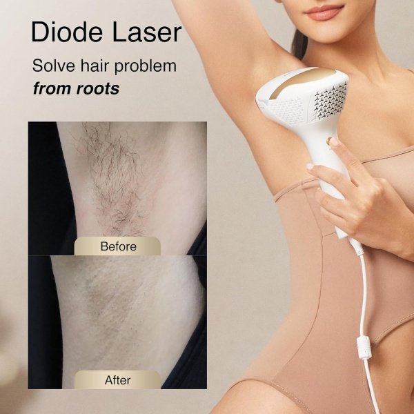 Diode Laser Hair Removal for Men and Women, V8S for Skin Tone 1-5, Permanent Reduction in Hair Regrowth, The World's First FDA-Cleared Home-use Wide-Angle 810nm Laser Hair Removal Device - Image 15