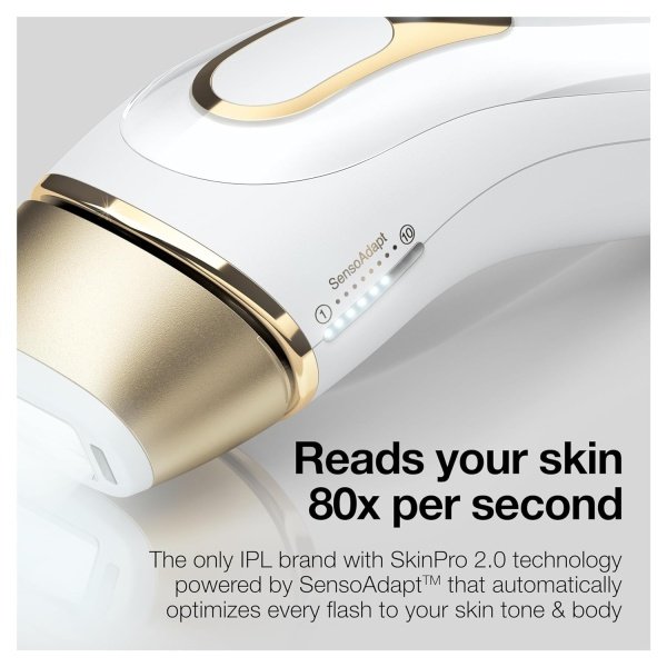 Braun IPL Long-lasting Laser Hair Removal Device for Women & Men, Silk Expert Pro5 PL5157, Safe & Virtually Painless Alternative to Salon Laser Hair Removal, Full Body, With Venus Razor & Luxury Case - Image 7