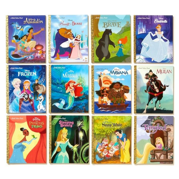 Ultimate Princess Boxed Set of 12 Little Golden Books (Disney Princess) - Imagen 3