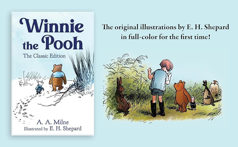 winnie the pooh; winnie; pooh; christopher robin; aa milne; milne; shepard; kids book; holiday gift