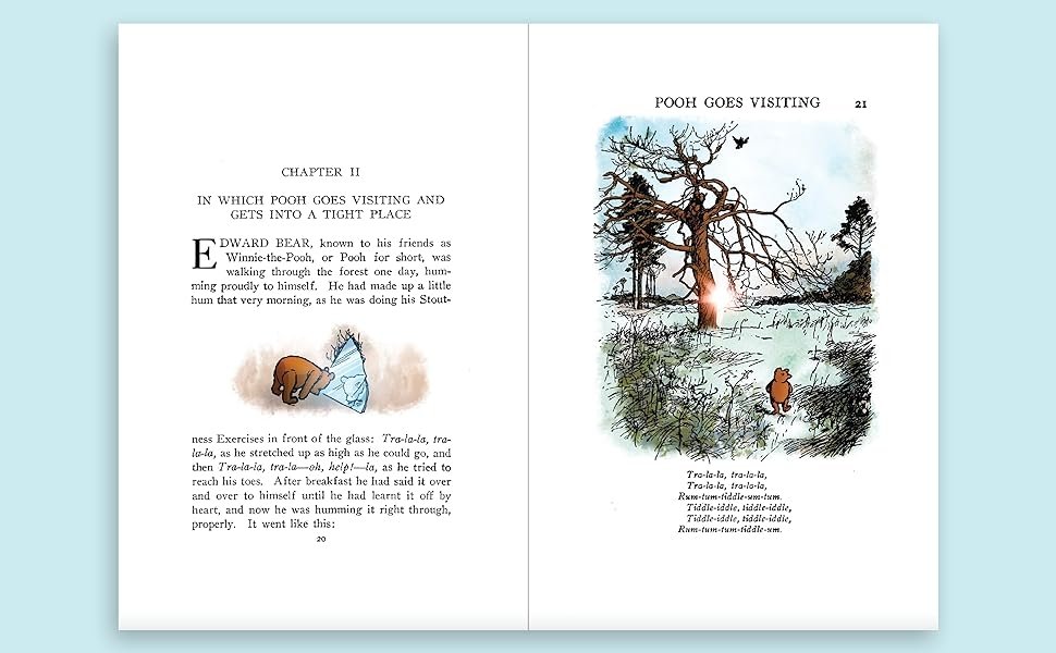 xmas; full color; pooh bear; classic books; library; grandparents; grandkids; gift book; collectible
