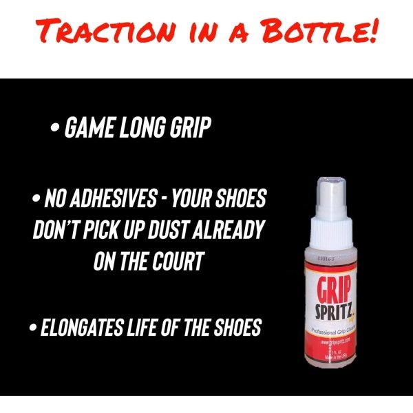 Basketball Shoe Grip Spray - Improve Sole Traction & Court Grip - Rejuvenate & Elongate Sneaker Life - Anti Slip Grip & Performance Enhancer - Image 2