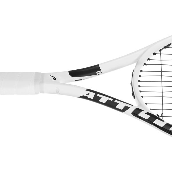 Metallix Attitude Pro White Tennis Racket - Pre-Strung Adult Tennis Racquet for Control and Maneuverability - Image 7