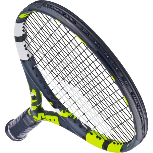 Babolat Boost Aero Tennis Racquet (Yellow) Strung with White Babolat Syn Gut at Mid-Range Tension - Image 6