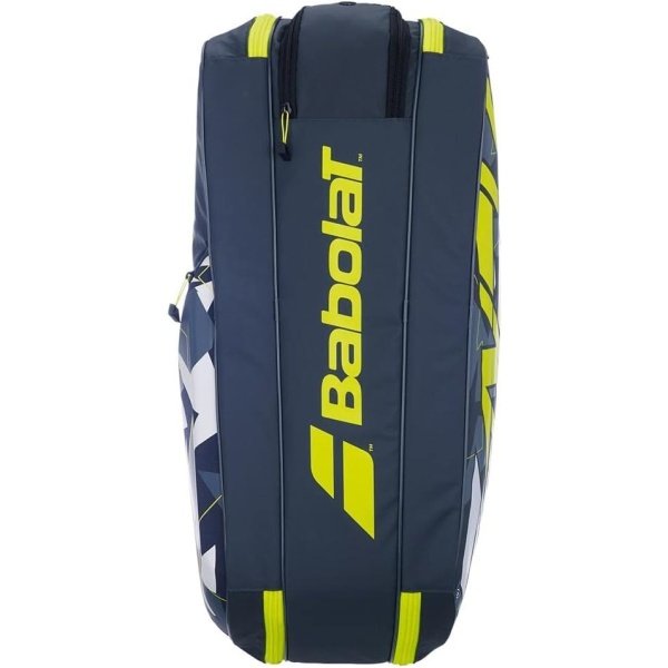 Babolat RHX6 Pure Aero Grey Yellow White Tennis Racquet Bag - Imagen 3