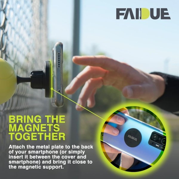Tennis & Pickleball Fence Phone Mount - Gift Idea for Men and Women - Training Accessories for Boys and Girls - Record Stream and Relive Your Tennis Matches - Image 4