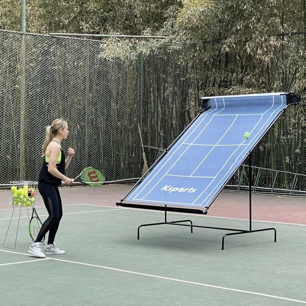 Ksports Tennis Rebounder Net with Carry Bag, Blue - Image 13