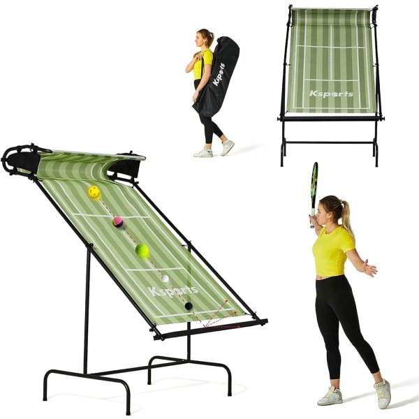 Ksports Tennis Rebounder Net with Carry Bag, Blue - Image 24