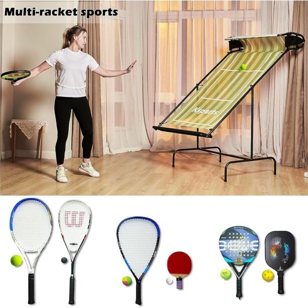 Ksports Tennis Rebounder Net with Carry Bag, Blue - Image 31
