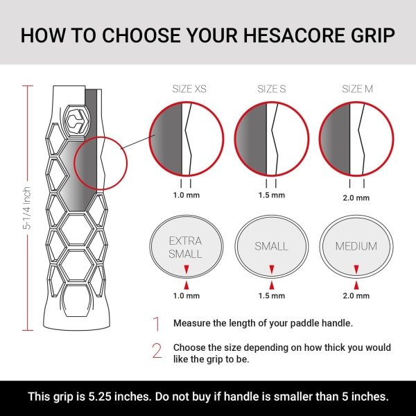 Padel Tour Carbon Grip - 5.25 Inches - Comfortable Grip for Tennis Elbow, Increased Grip Strength, Less Vibrations, Finger Support, Helps Sweaty Hands - Perfect for Club Players, Size Small - Imagen 2