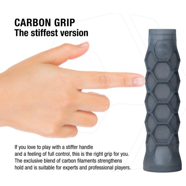 Padel Tour Carbon Grip - 5.25 Inches - Comfortable Grip for Tennis Elbow, Increased Grip Strength, Less Vibrations, Finger Support, Helps Sweaty Hands - Perfect for Club Players, Size Small - Imagen 6
