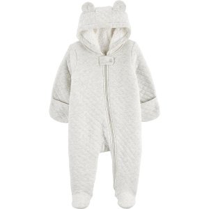 Simple Joys de Carter's Baby. - Mameluco de forro polar con pies.