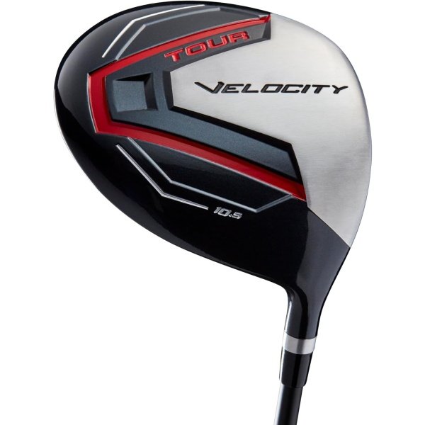 Wilson Tour Velocity Complete Golf Set with Stand Bag - Men's Right Hand, Regular Flex, Black/Red - Image 3