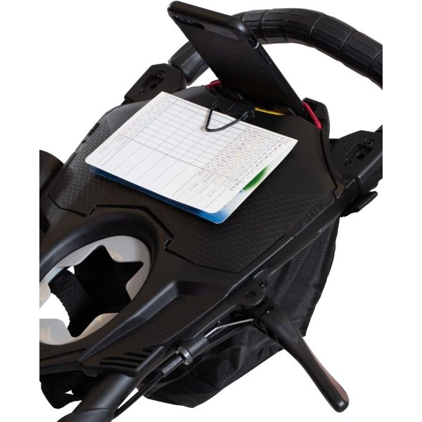 Bag Boy Nitron 3 Wheel Golf Push Cart, Easy 1 Step Open and Fold, Scorecard Console, Beverage Holder, Mobile Device Holder, Handle Mounted Parking Brake - Image 5