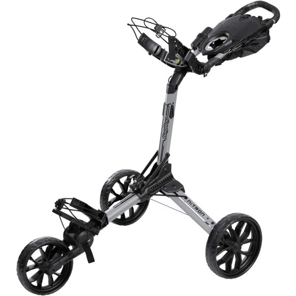Bag Boy Nitron 3 Wheel Golf Push Cart, Easy 1 Step Open and Fold, Scorecard Console, Beverage Holder, Mobile Device Holder, Handle Mounted Parking Brake - Image 10