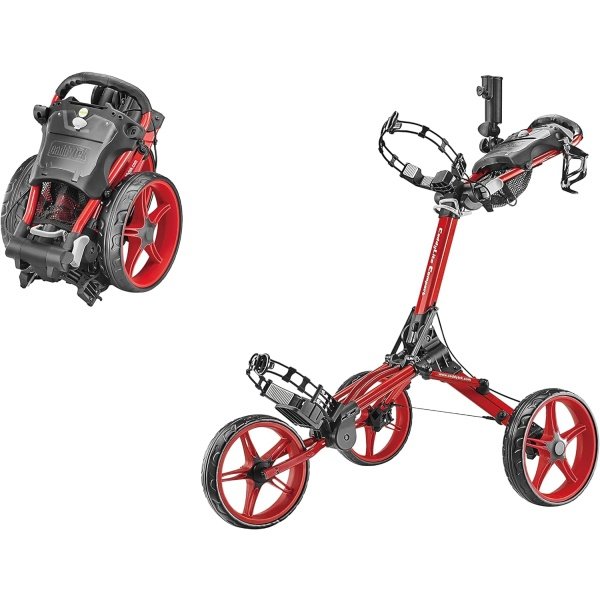 Caddytek CaddyLite Compact Semi-Auto Folding and Unfolding Golf Push Cart