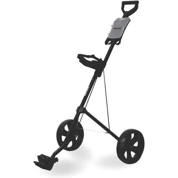 JEF WORLD OF GOLF Deluxe Steel Push Cart