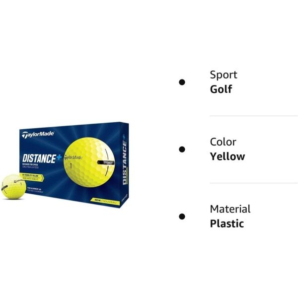 2021 TaylorMade Distance+ Golf Balls - Imagen 10