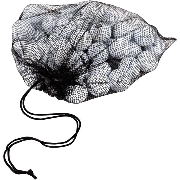 Clean Green Golf Balls - 48 Recycled Used Golf Balls in Good Condition - Great for Practice - Includes Reusable Mesh Carrying Bag - Image 2