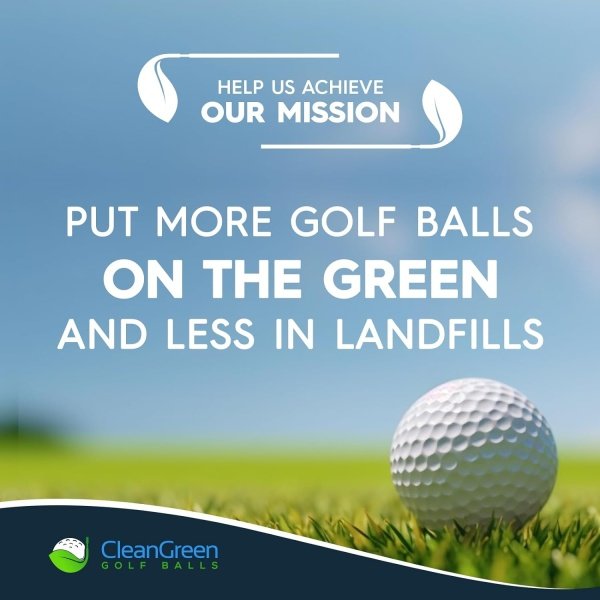 Clean Green Golf Balls - 48 Recycled Used Golf Balls in Good Condition - Great for Practice - Includes Reusable Mesh Carrying Bag - Image 3